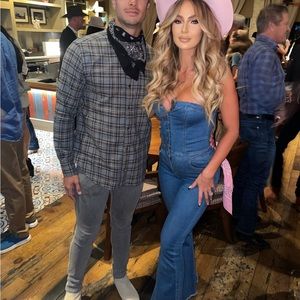 Fashion Nova denim jumpsuit!